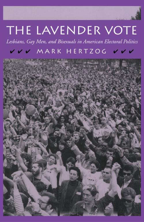 Cover of the book The Lavender Vote by Mark Hertzog, NYU Press