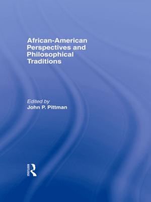 Cover of the book African-American Perspectives and Philosophical Traditions by Atsushi Komine