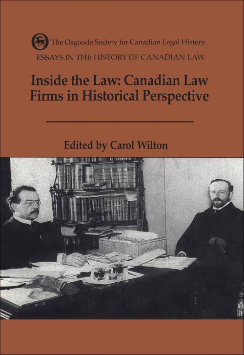 Cover of the book Inside the Law by Carol Wilton, University of Toronto Press, Scholarly Publishing Division