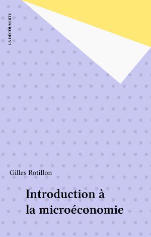 Cover of the book Introduction à la microéconomie by Jean-Philippe MARTIN