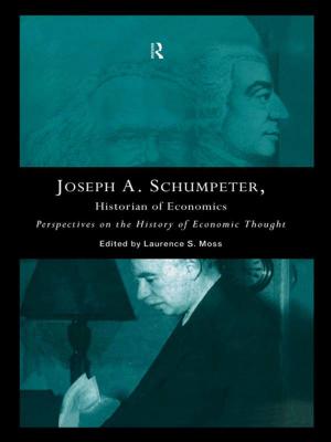 Cover of the book Joseph A. Schumpeter: Historian of Economics by Joan N. Burstyn, Geoff Bender, Ronnie Casella, Howard W. Gordon, Domingo P. Guerra