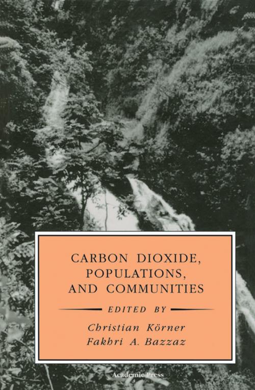 Cover of the book Carbon Dioxide, Populations, and Communities by Fakhri A. Bazzaz, Elsevier Science