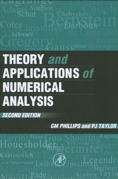 Cover of the book Theory and Applications of Numerical Analysis by , Elsevier Science
