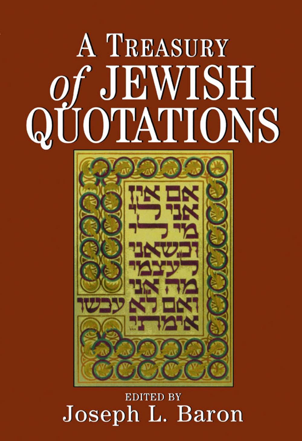 Big bigCover of A Treasury of Jewish Quotations
