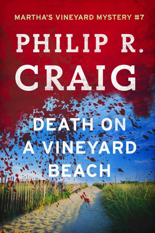 Cover of the book Death on a Vineyard Beach by Philip R. Craig, Scribner