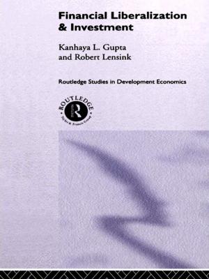 Cover of the book Financial Liberalization and Investment by Anthony Savile