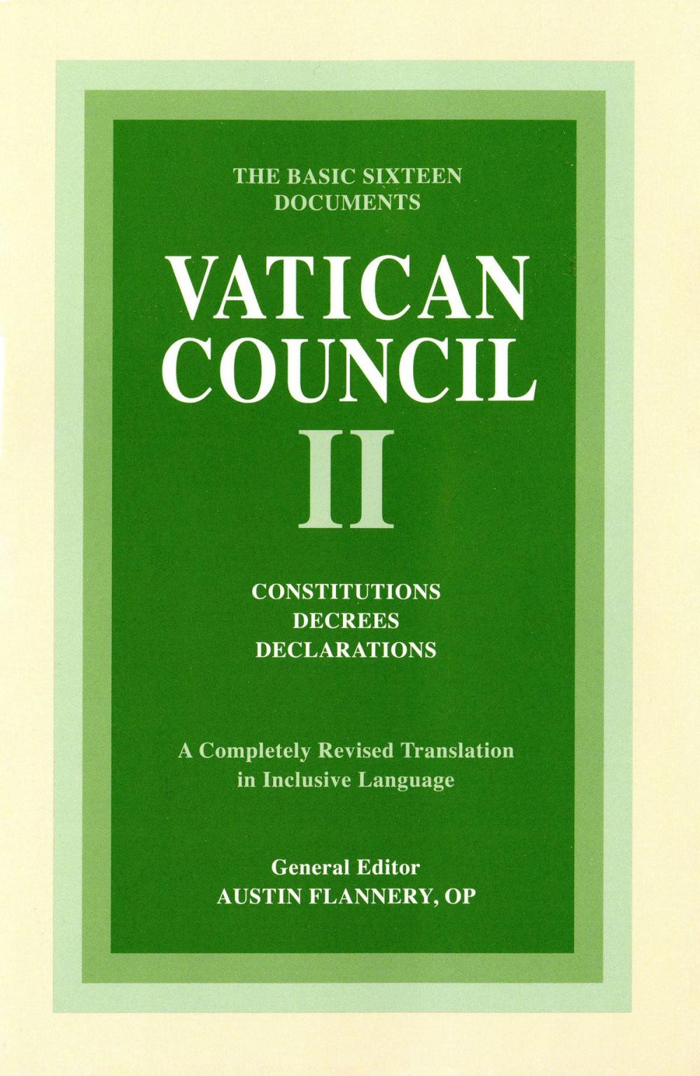 Big bigCover of Vatican Council II: Constitutions, Decrees, Declarations