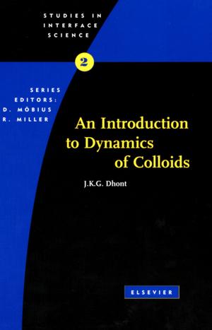 Cover of the book An Introduction to Dynamics of Colloids by Wei-Bin Zhang