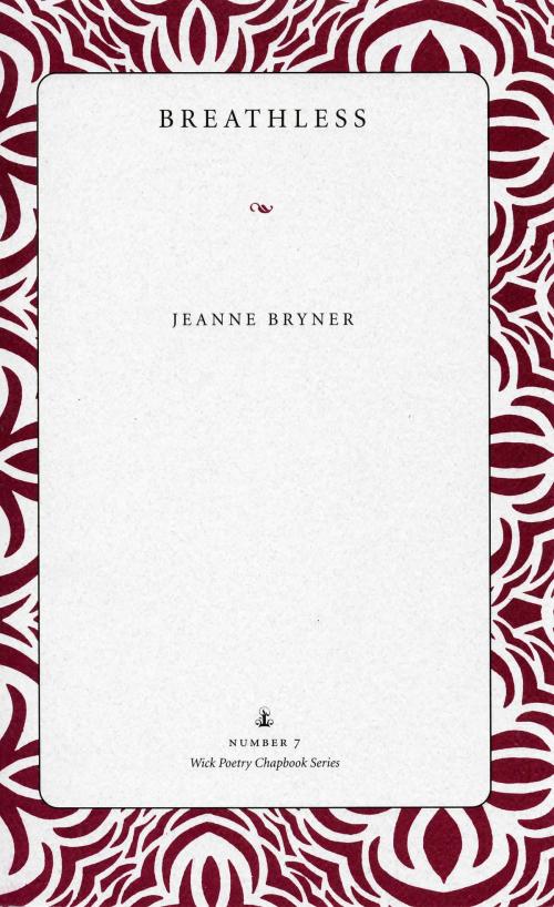 Cover of the book Breathless by Jeanne Bryner, The Kent State University Press