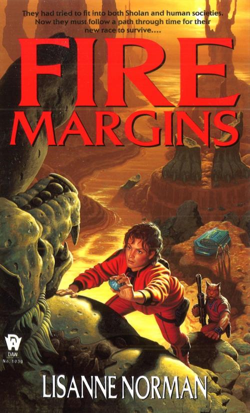 Cover of the book Fire Margins by Lisanne Norman, DAW