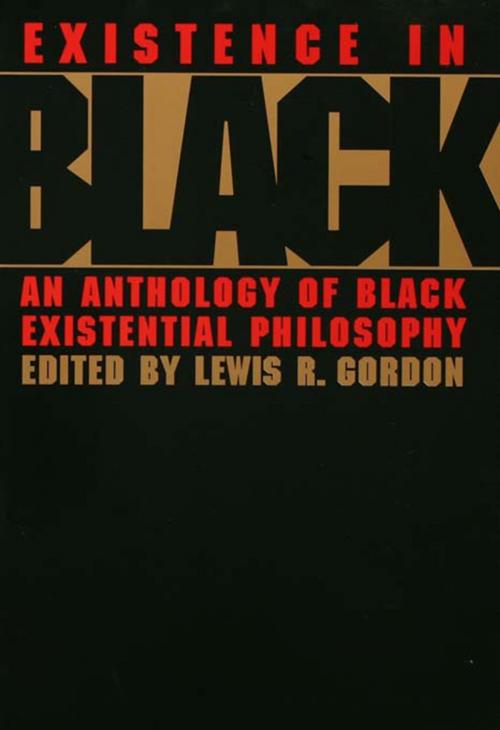 Cover of the book Existence in Black by , Taylor and Francis
