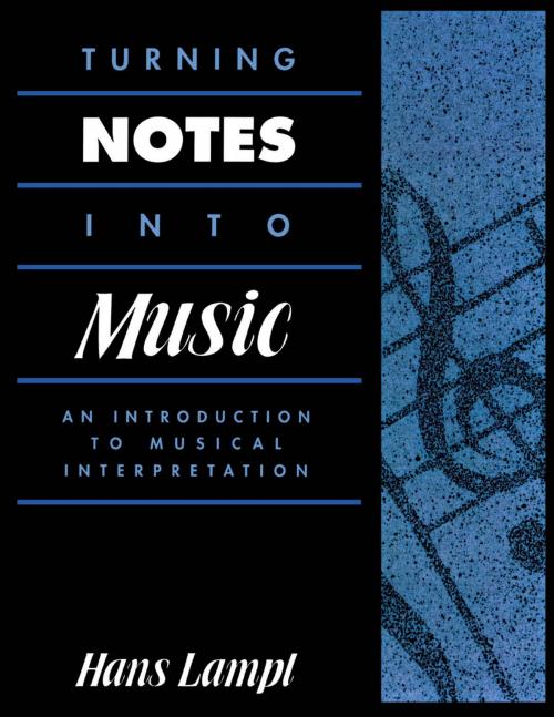 Cover of the book Turning Notes Into Music by Hans Lampl, Scarecrow Press