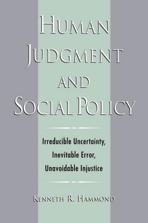 Cover of the book Human Judgment and Social Policy by 阿爾諾‧謝瓦里耶(Arnaud Chevallier)