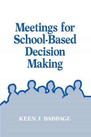 Cover of the book Meetings for School-Based Decision Making by Patrick Rice
