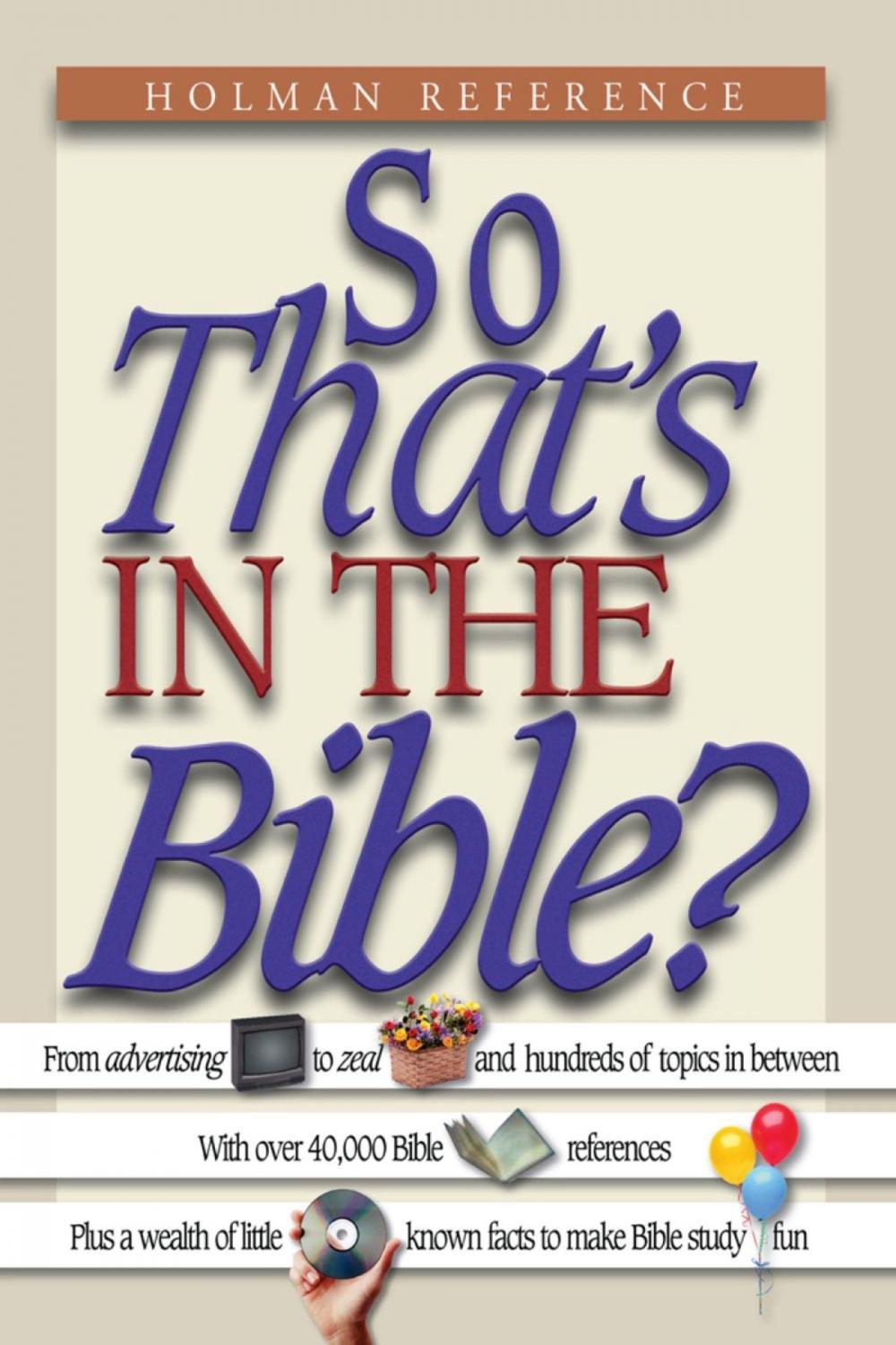 Big bigCover of So That's in the Bible?