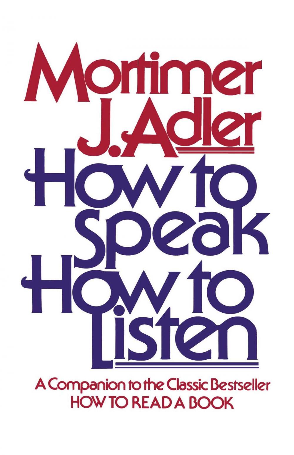 Big bigCover of How to Speak How to Listen