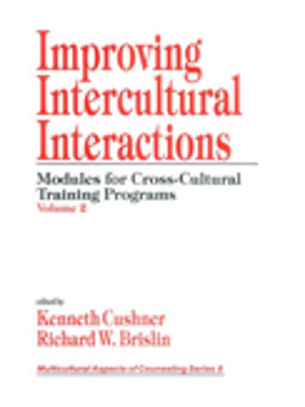 Big bigCover of Improving Intercultural Interactions