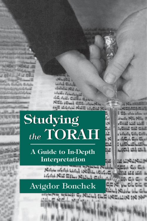 Cover of the book Studying the Torah by Avigdor Bonchek, Jason Aronson, Inc.
