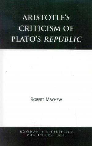 Cover of the book Aristotle's Criticism of Plato's Republic by 