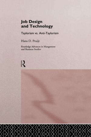 Cover of the book Job Design and Technology by Don Paup
