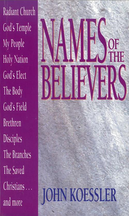 Cover of the book Names of the Believers by John Koessler, Moody Publishers