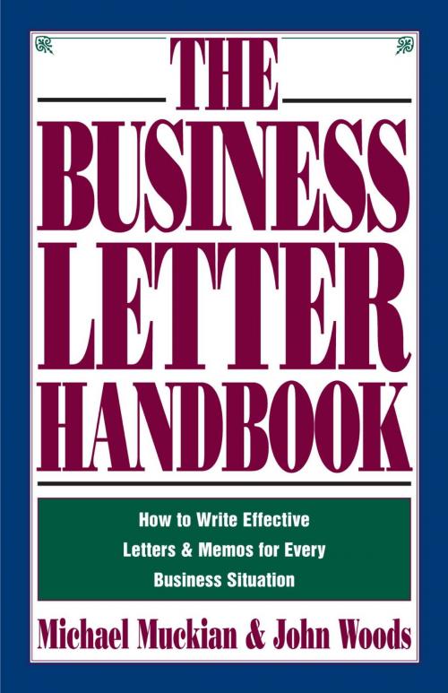 Cover of the book Business Letter Handbook by Michael Muckian, John A Woods, Adams Media