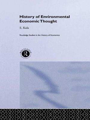 Cover of the book History of Environmental Economic Thought by Reg Hindley