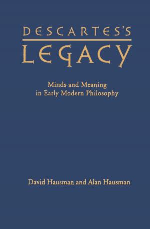 Cover of the book Descartes's Legacy by A. Margaret Evans