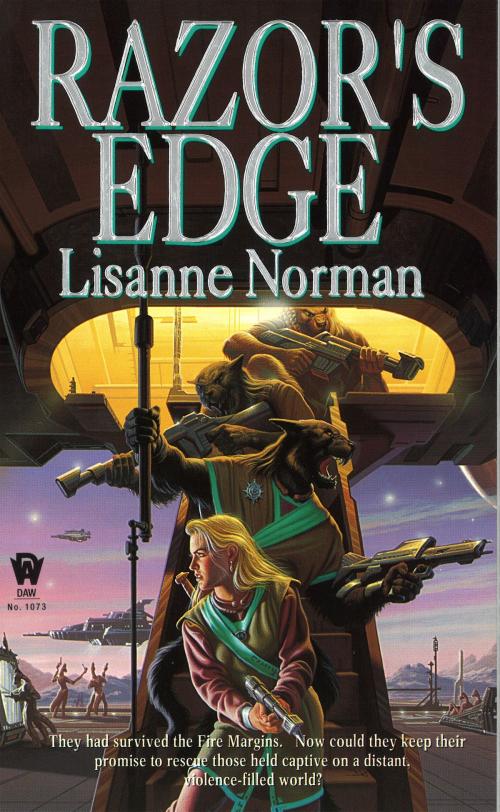 Cover of the book Razor's Edge by Lisanne Norman, DAW