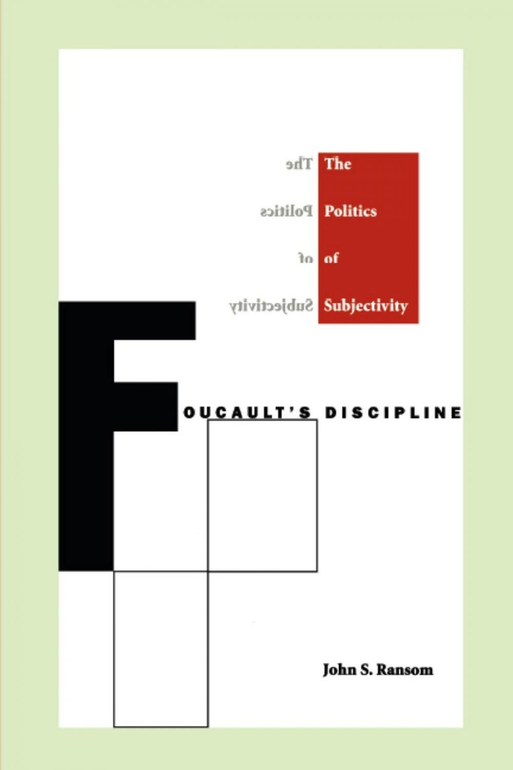 Big bigCover of Foucault's Discipline