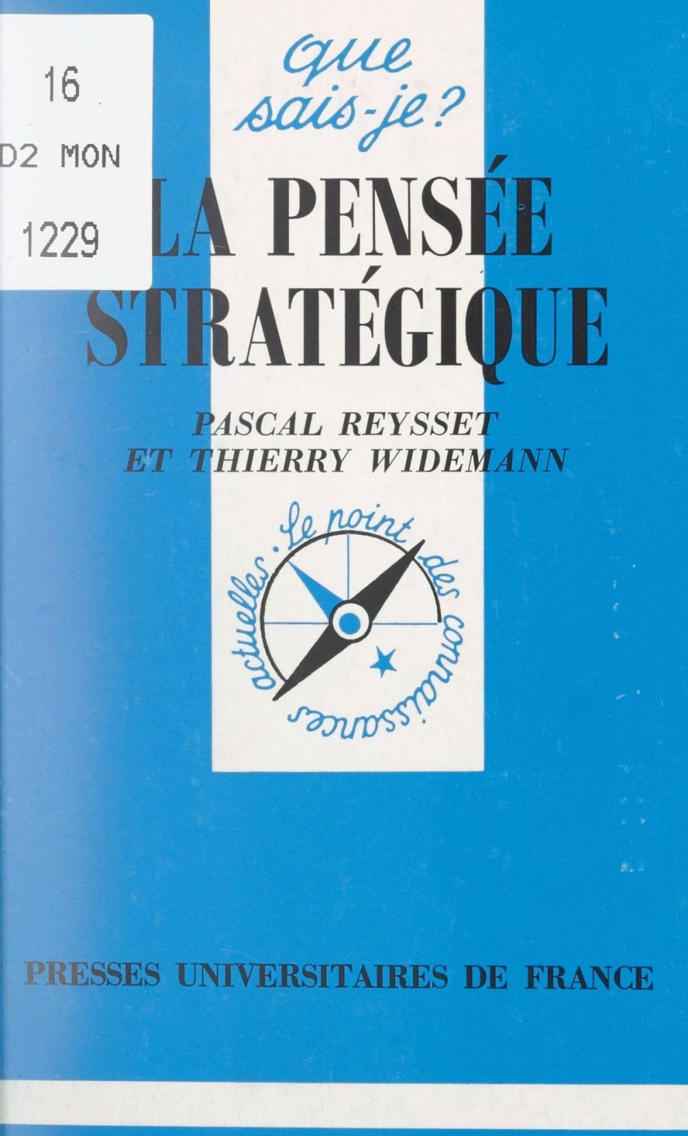 Big bigCover of La pensée stratégique