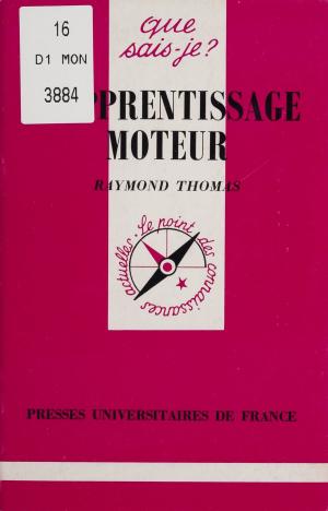 Cover of the book L'Apprentissage moteur by Félix Algan, Jean Piaget
