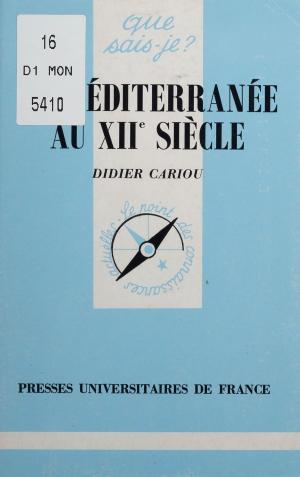 Cover of the book La Méditerranée au XIIe siècle by Jean Bessière