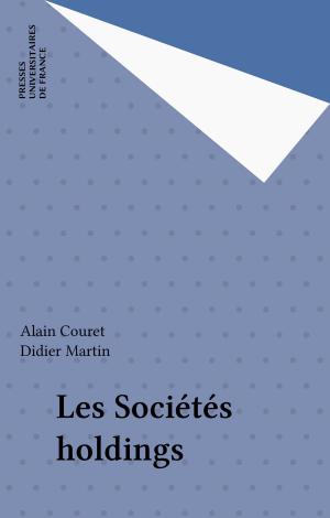 Book cover of Les Sociétés holdings