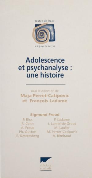 Cover of the book Adolescence et psychanalyse by Christian de Montella