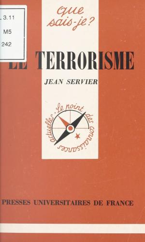 Cover of the book Le terrorisme by Pierre Demeulenaere
