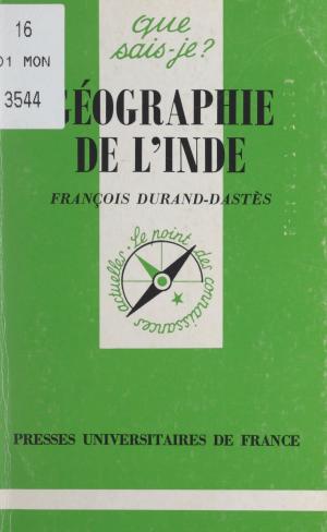 Cover of the book Géographie de l'Inde by Suzanne Prou