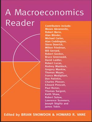 Cover of the book A Macroeconomics Reader by Wayne J. Urban, Jennings L. Wagoner, Jr., Milton Gaither