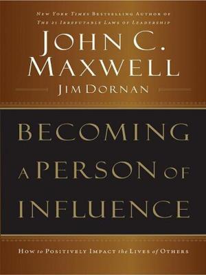 Cover of the book Becoming a Person of Influence by E.R. Carpenter