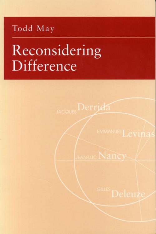 Cover of the book Reconsidering Difference by Todd May, Penn State University Press