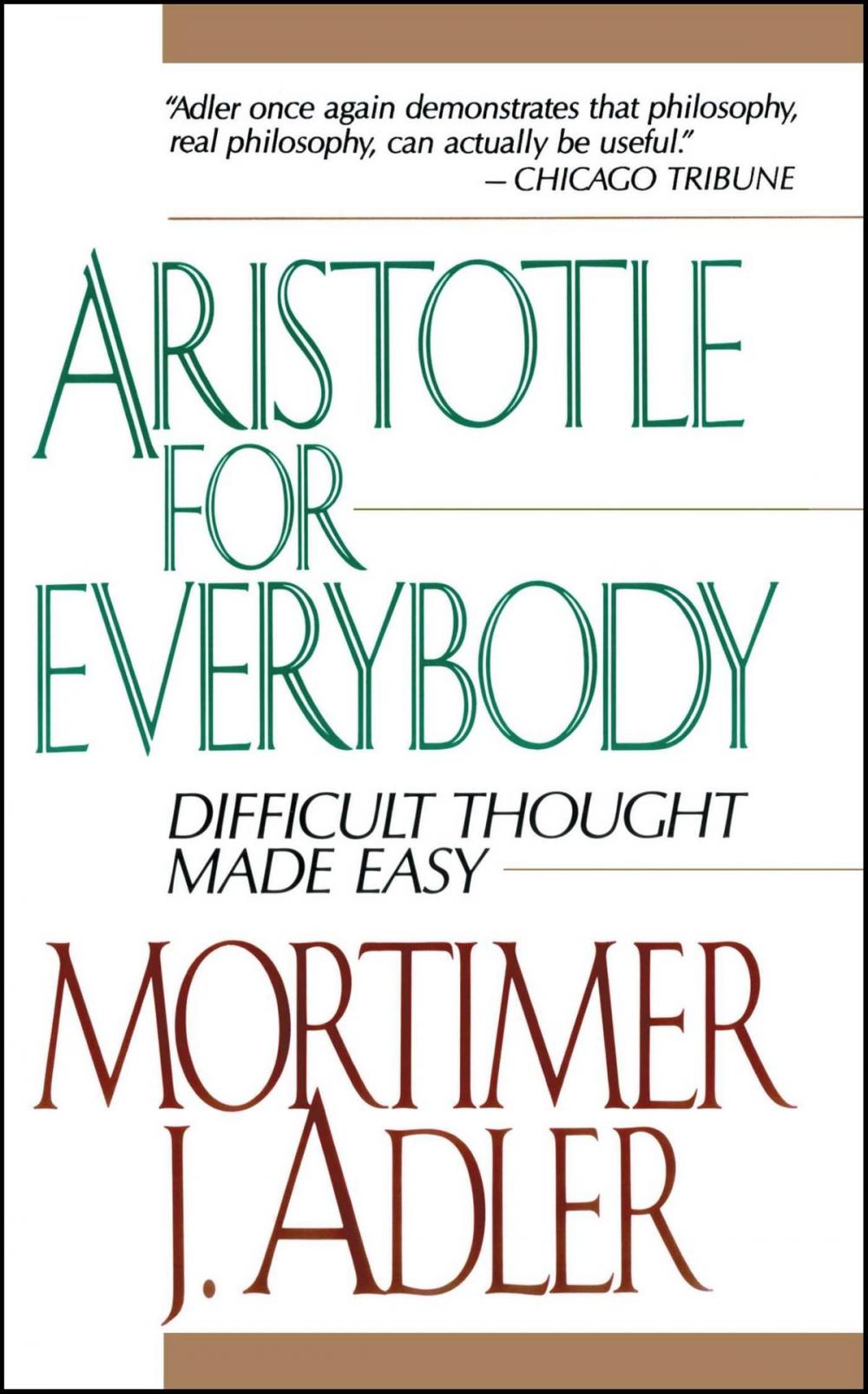Big bigCover of Aristotle for Everybody