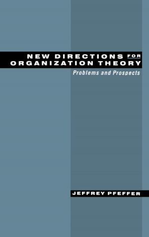 Cover of the book New Directions for Organization Theory by David Skeel