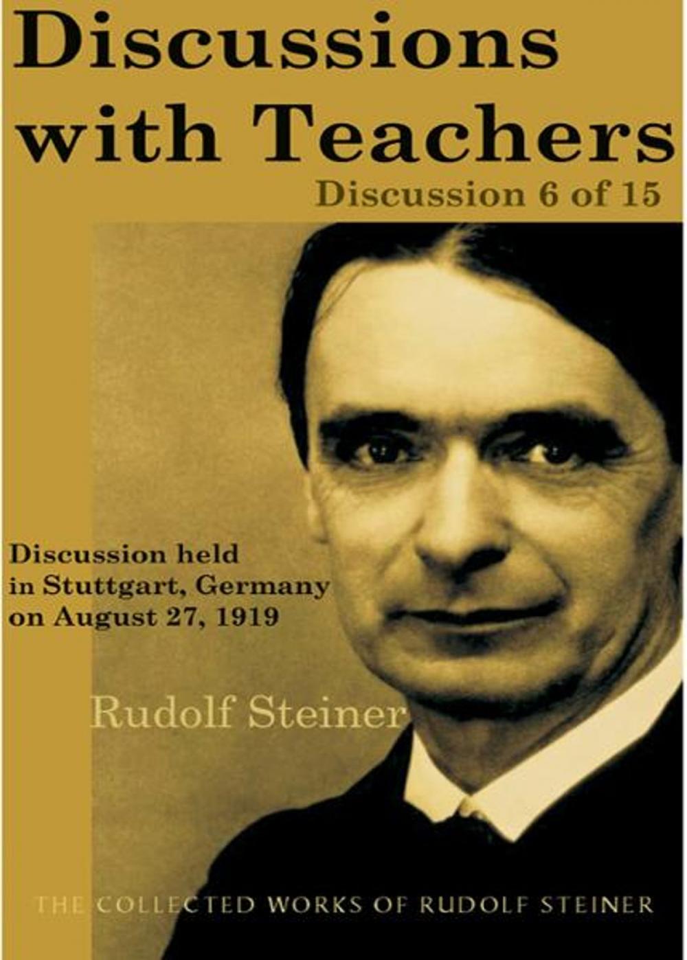 Big bigCover of Discussions with Teachers: Discussion 6 of 15