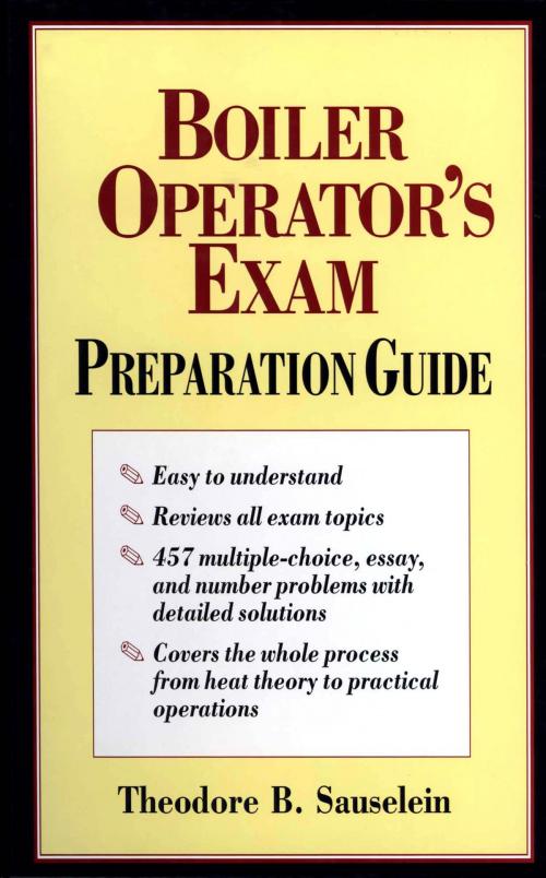 Cover of the book Boiler Operator's Exam Preparation Guide by Theodore Sauselein, Mcgraw-hill