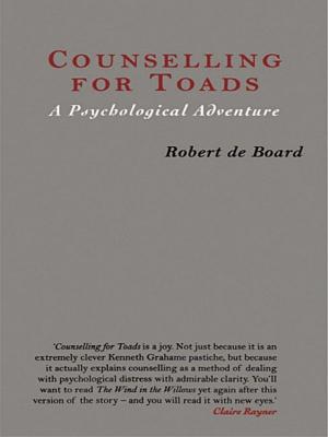 Book cover of Counselling for Toads: A Psychological Adventure