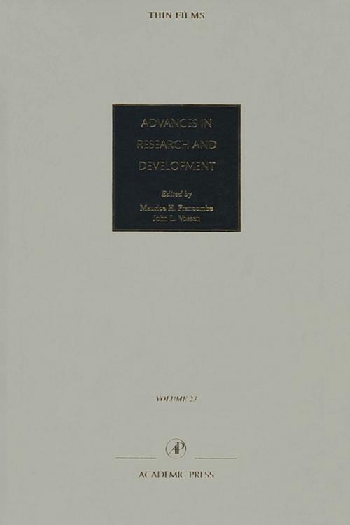 Cover of the book Advances in Research and Development by Maurice H. Francombe, John L. Vossen, Elsevier Science