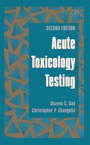 Cover of the book Acute Toxicology Testing by Theodore Friedmann, Stephen F. Goodwin, Jay C. Dunlap
