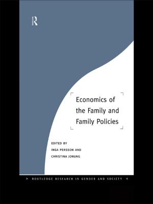 Cover of the book Economics of the Family and Family Policies by Ragaei el Mallakh