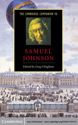 Cover of the book The Cambridge Companion to Samuel Johnson by Ornit Shani