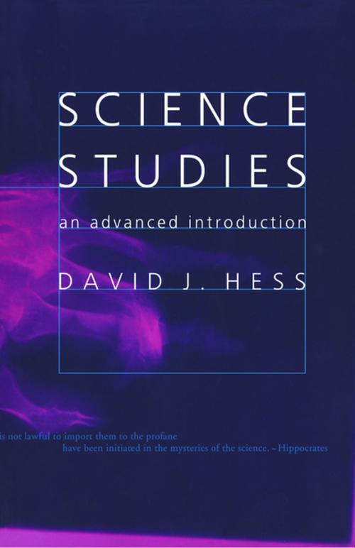 Cover of the book Science Studies by David J. Hess, NYU Press